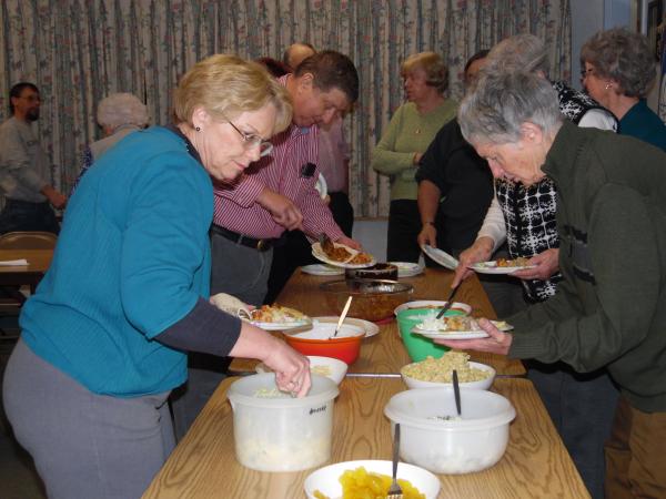 From the Court St Veronica #1273 Parish Potluck & Family Fun Night event on 1/30/16.  After the potluck, participants enjoyed a variety of games.